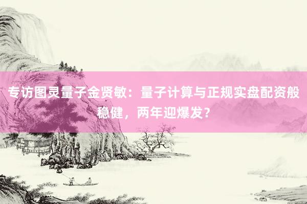 专访图灵量子金贤敏：量子计算与正规实盘配资般稳健，两年迎爆发？