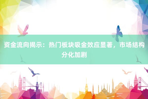 资金流向揭示：热门板块吸金效应显著，市场结构分化加剧