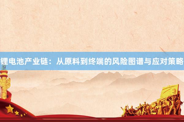 锂电池产业链：从原料到终端的风险图谱与应对策略
